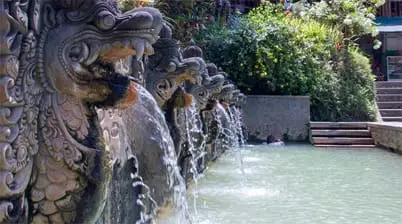 Banjar Hotsprings wellness complex op Bali