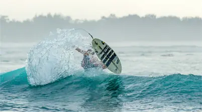 Surfen bij Gili Trawangan