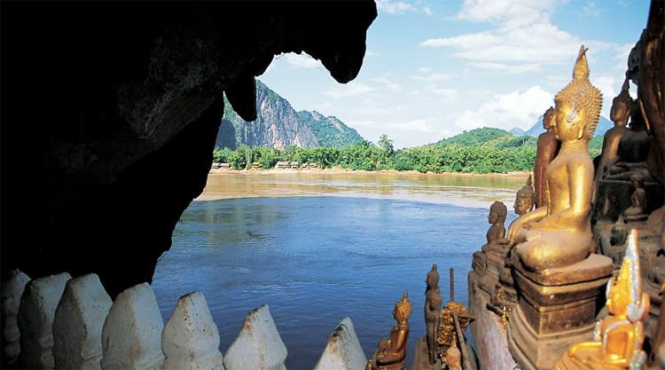 Pak Ou grotten Laos