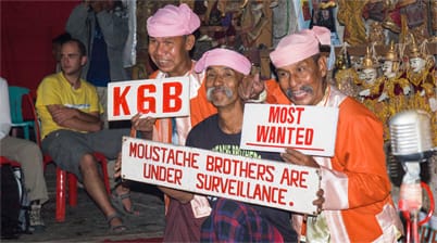 Moustache Brothers bezienswaardigheden Mandalay