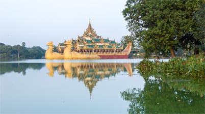 Kandawgyi Lake Yangon bezienswaardigheden