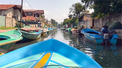 Dutch Canal in Negombo Sri Lanka